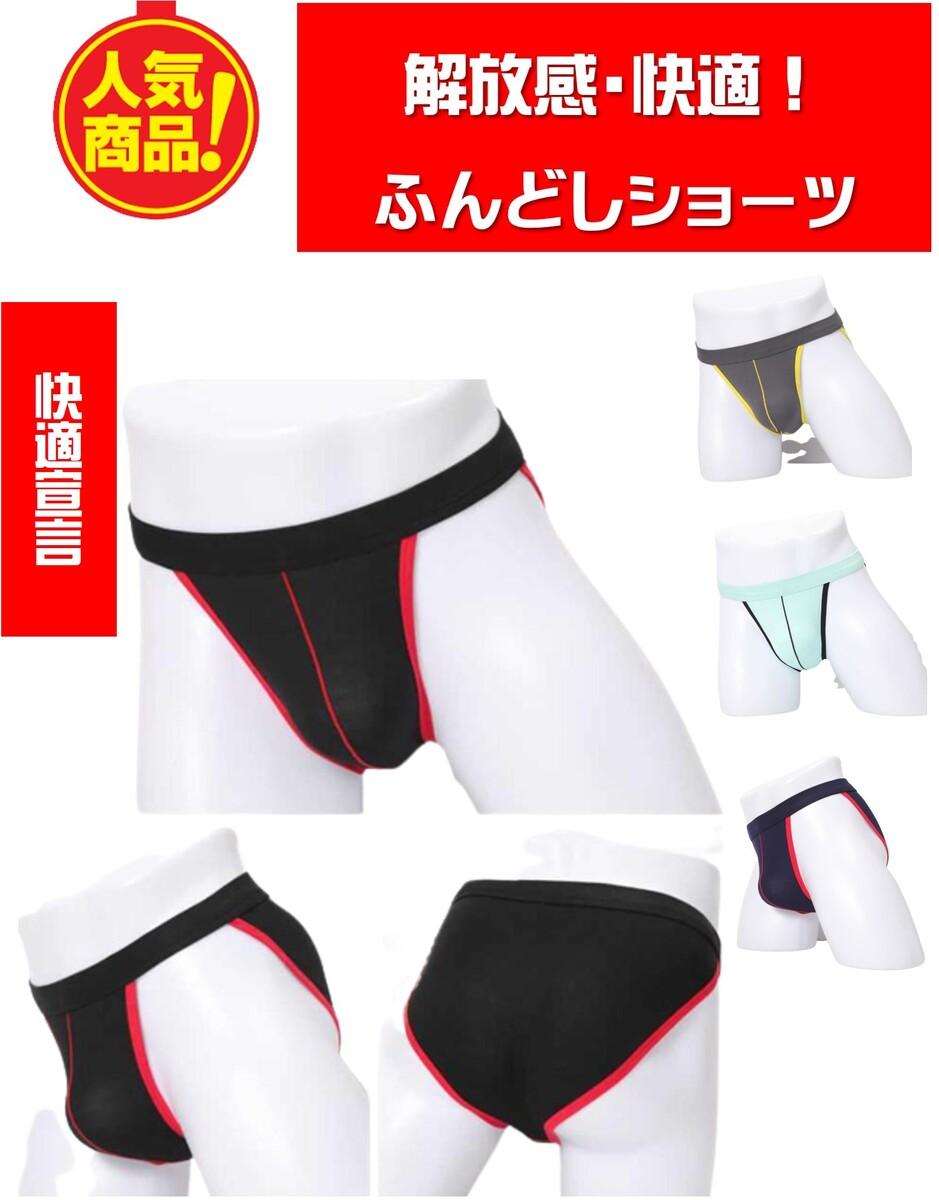 【お買い物マラソンP10倍】ふんどしパンツ ショーツ 男性用 締め付けない 下着 蒸れない メンズ レディース 女性用 セクシー トランクス ブリーフ 褌 男性下着 アンダーウエア 肌着 快適 通気性 寝巻 黒 紺 グレー ミント かわいい おしゃれ 送料無料