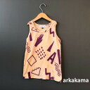 2020SS/arkakama/アルカカマ/Cotton Slub TankTop/WASA/タンクトップ/子供服/春夏/キッズ/ベビー