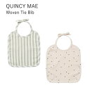 [Quincy Mae] Woven Tie Bib QM075 クインシーメイ ウーブンタイビブ