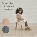 [Quincy Mae]pointelle knit cardigan QM278 クインシーメイ ニットカーディガン オーガニックコットン クーポン除外