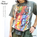 【ゆったりシルエットTシャツ】Tシャツ マライカ タイ エスニック アジアン ファッション ストーンウォッシュ ブッタ フリーサイズ ユニセックス ゆったり ワ...