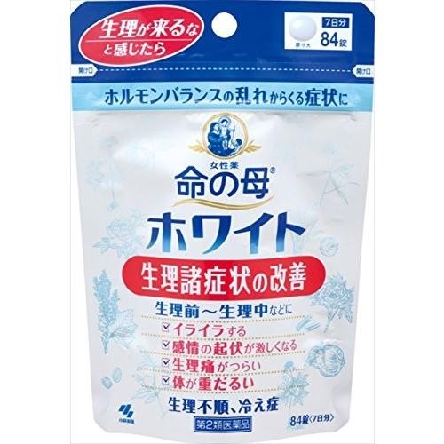 樂天商城 - 『命の母ホワイト 84錠』 PMS・生理痛・冷えなどの不調が気になる方に。女性のための和漢処方【小林製薬】【第2類医薬品】