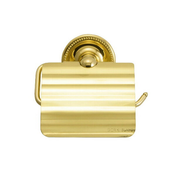 トイレットペーパーホルダー（ヴィクトリアン・ブラス） 640124 真鍮 ゴールド色 金色 おしゃれ トイレットペーパーカバー アンティークの写真