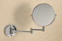 真鍮 壁付 鏡 スイングミラー（スタンダード・クロム）670610 折りたたみミラー 姿見 化粧鏡