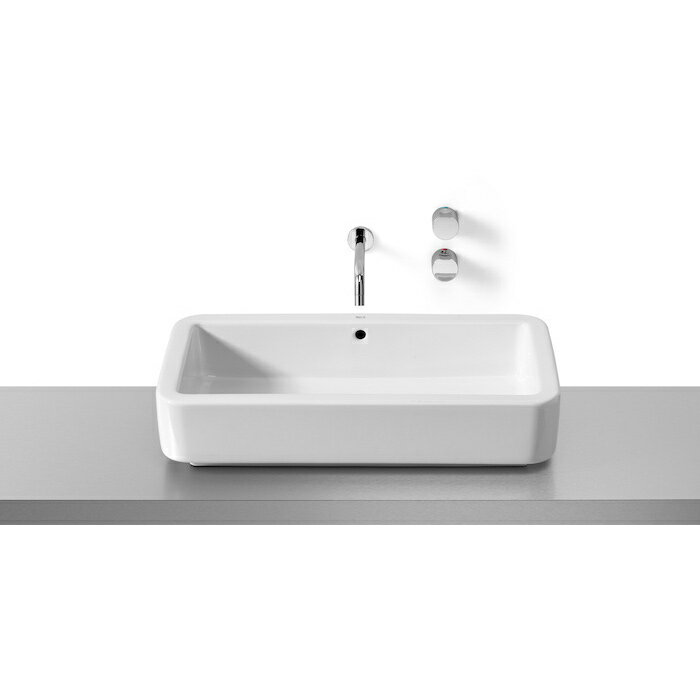 乐天商城 - 【Roca】Element レクタングル置型洗面器178 SR327572-W （W700×D380×H150）スペイン製の洗面ボウル洗面器海外ブランド