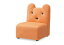 【omoio オモイオ】 KS-1P-BE キッズソファ（クマ） キッズルームや託児所に最適な子供椅子 （旧アビーロード AS-011） プレイルーム、待合室、子ども部屋、幼児、子ども用