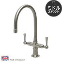 Hornbeam ivy ステンレス キッチン用 水栓 モノミキサー(ミドル) メタルレバー / ワンホール 混合栓 fusion 1221UK-M52