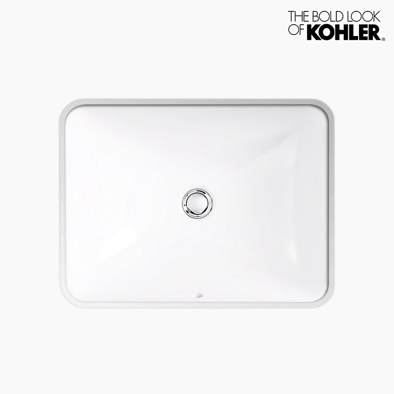 正規輸入品 KOHLER コーラー 洗面ボウル カクストン アンダーカウンター レクタングル 洗面ボール （W522×D405×H186）