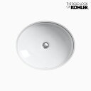 正規輸入品 KOHLER コーラー 洗面ボール カンヴァス オーバル 洗面器 アンダーカウンター (W494×D408×H149)