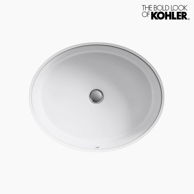 正規輸入品 KOHLER コーラー 洗面ボウル バーティクル オーバル 洗面器 アンダーカウンター （W486×D407×H171）