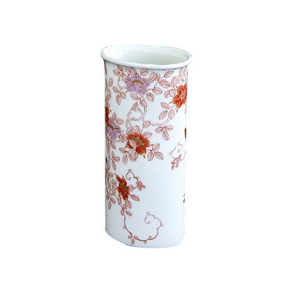 【有田焼】伊万里焼 錦鉄線花絵 花瓶 ART4-GD007 洗面所 陶磁器 フラワーベース