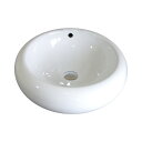 　&gt;&gt; Product / 製品情報 商品名 【WhityBowl】ホワイティボウル122 仕様 材質：陶器製 排水穴径：径45ミリ オーバーフロー：有り カウンター切込寸法：約60ミリ程度 サイズ：径500×H150ミリ &gt;&gt;承認図はコチラ 商品説明 カウンターの “上に置く” タイプの手洗い器です。 径500ミリのゆったりとした大型サイズですので、洗面所で混合栓と組み合わせてのご使用をお勧めします。※写真の印象よりも実物は結構大きく感じる場合があります。図面でよくご確認ください。 この洗面ボールは高さが150ミリありますので、組み合わせる水栓は壁付けタイプまたは吐水口の高さが200ミリ以上あるトールタイプの水栓と組み合わせてお使いください。 洗面器をカウンターにしっかり固定するには、シリコンコーキング材等を洗面器とカウンターの接地面に塗るのが一般的な手法です。 焼き物のため、公称寸法から±2〜3%%程度の誤差が生じる場合がございます。 排水金具の 注意事項 排水金具は、“32ミリ規格・オーバーフロー対応（横穴有り）”タイプのものが適応しますが、日本の一般的な“横穴付排水金具”が取り付けられません。 当店では、「32ミリ規格・横穴有り専用排水金具（下記参照）」のご使用をお勧めします。また専用排水金具に接続するトラップ管はSトラップ32（床面排水用）・Pトラップ32（壁面排水用）をご使用ください。※トラップ管は日本で一般的な32ミリ規格がご使用できます。 セット内容 洗面ボール本体 ※商品画像にある水栓金具・排水金具などは付属していません。 デザイン シンプル/ナチュラル 　専用排水金具（ドレンユニット32/横穴有り） &nbsp; プッシュ式 ドレンユニット32 （横穴有り/クロム） プッシュ式 ドレンユニット32 （横穴有り/ブラス） プッシュ式 ドレンユニット32 （横穴有り/ブロンズ） &nbsp; プッシュ式 ドレンユニット32 （横穴有り/ニッケル）トップページ　&gt; WhityBowl/ホワイティボウル　&gt; ホワイティボウル122 洗面所用洗面ボール ※商品は洗面ボールのみです。水栓金具・排水金具は付属しません。 　【WhityBowl】ホワイティボウル122 / 洗面所用洗面ボール 存在感バツグン！ドーナッツ型の洗面所用洗面ボール。 正円のドーナッツ型でひと際目を引く洗面ボールです。洗面所で混合栓と組み合わせが正解です。組み合わせる水栓は吐水口の高さが170ミリ以上あるトールタイプ水栓が使いやすいでしょう。