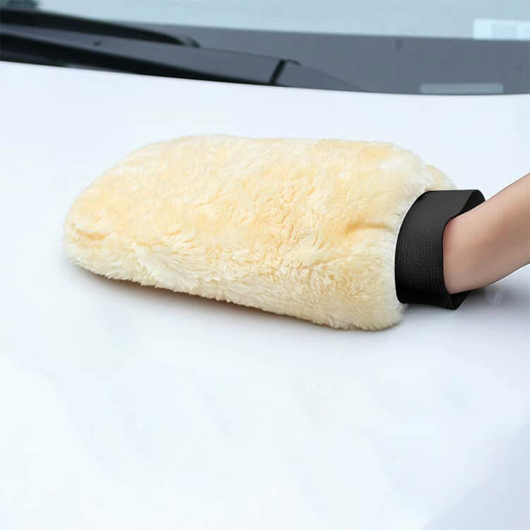 4個セット 洗車用ムートングローブ 洗車スポンジ 洗車グローブ ムートングローブ ...