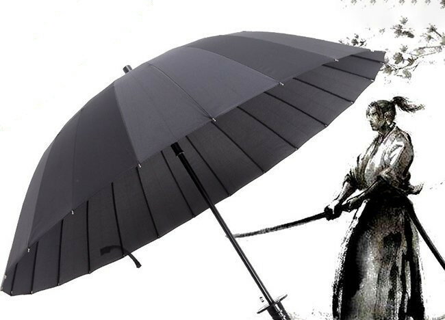 9タイプ選べる 晴雨兼用 メンズストレート長傘 自動開閉 刀デザイン 長柄 サムライ傘 滑り止め 錆びない メンズストレート長傘 メンズ おみやげ
