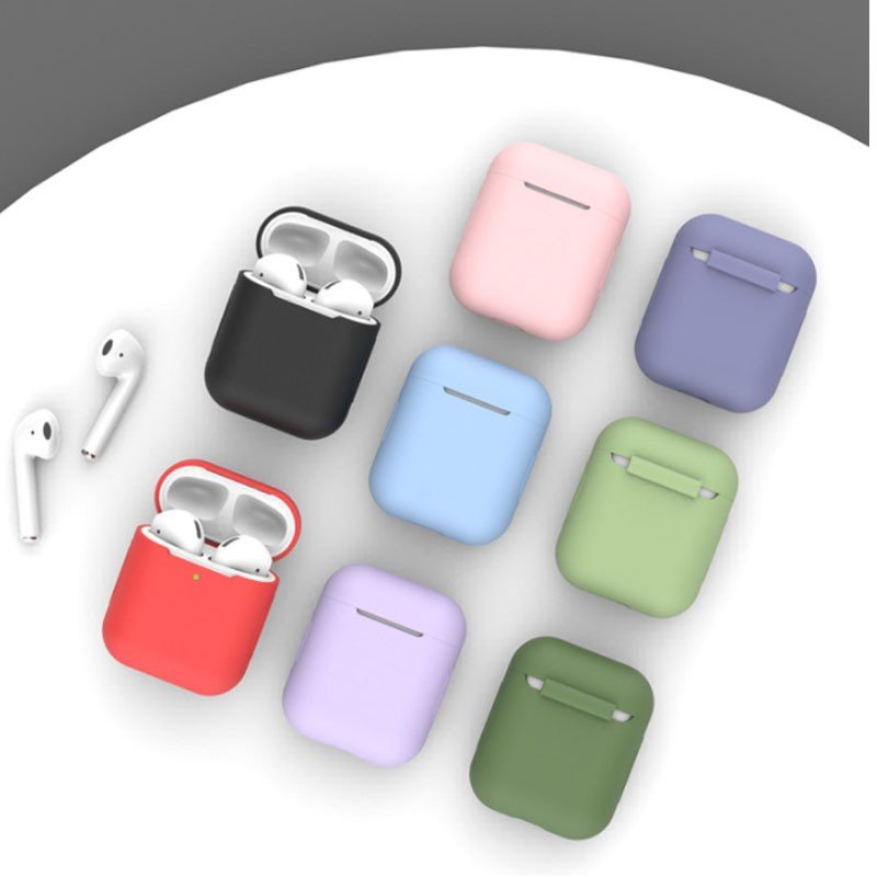 カバー イヤホンケース アップル ケース シリコン イヤホンケース APPLE 2 イヤホン AirPods1 収納カバー 無地 送料無料