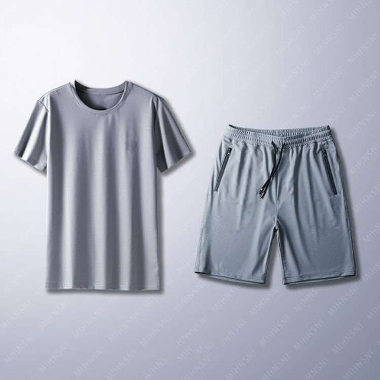 Tシャツ 上下セット 上下セット 夏 5分丈パンツ 2点セット メッシュ メンズ ロングパンツ 半袖 7分丈パンツ 3タイプ 無地 セットアップ ルームウェア 通気性 ストレッチ 接触冷感 涼しい 軽量 部屋着 夏服 カジュアル スポーツ 吸汗速乾