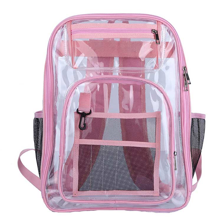 APAAPAのクリアバックパック リュックサック 痛リュック ビニールバッグ カバン 鞄 デイバッグ 多機能 PVC 痛バ 推し活バッグ 透明 見せバッグ 痛バッグ 大容量 軽量 かわいい 夏 海 プール アウトドア ぬいぐるみ入れ｜アングル3
