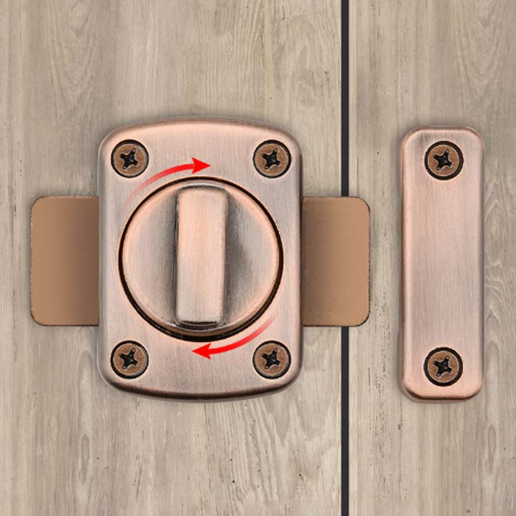 室内 防犯 ドアロック ストッパー 部屋鍵 ドア鍵 後付け 補助鍵 2個セット 赤ちゃん ロック 玄関 スライド 引き戸 安全ロック 頑丈 子供 チャイルドロック 鍵 引き出し 開き戸 内鍵 簡単取り付け 安全 ねじ式 ドア ロック 部屋の鍵