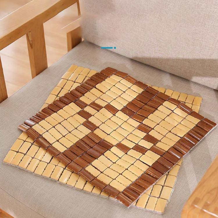 竹シート 冷感 冷感敷きパッド 持ち運び 竹マット 接触冷感 敷きパッド 竹 ひんやりマット 天然素材 シート 竹座布団 折り畳み 冷たい 寝具 暑さ対策 ひんやり 夏用 涼感 車用 冷感 蒸れない 通気 快適 ソファー 椅子 デスクチェアシート 熱中症対策 [2]