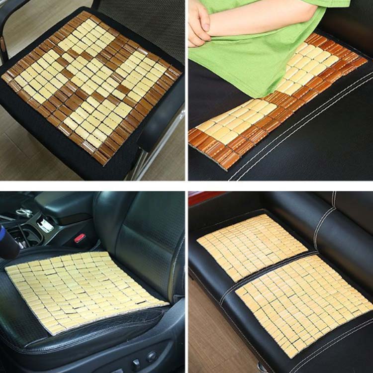 竹シート 冷感 冷感敷きパッド 持ち運び 竹マット 接触冷感 敷きパッド 竹 ひんやりマット 天然素材 シート 竹座布団 折り畳み 冷たい 寝具 暑さ対策 ひんやり 夏用 涼感 車用 冷感 蒸れない 通気 快適 ソファー 椅子 デスクチェアシート 熱中症対策 [3]