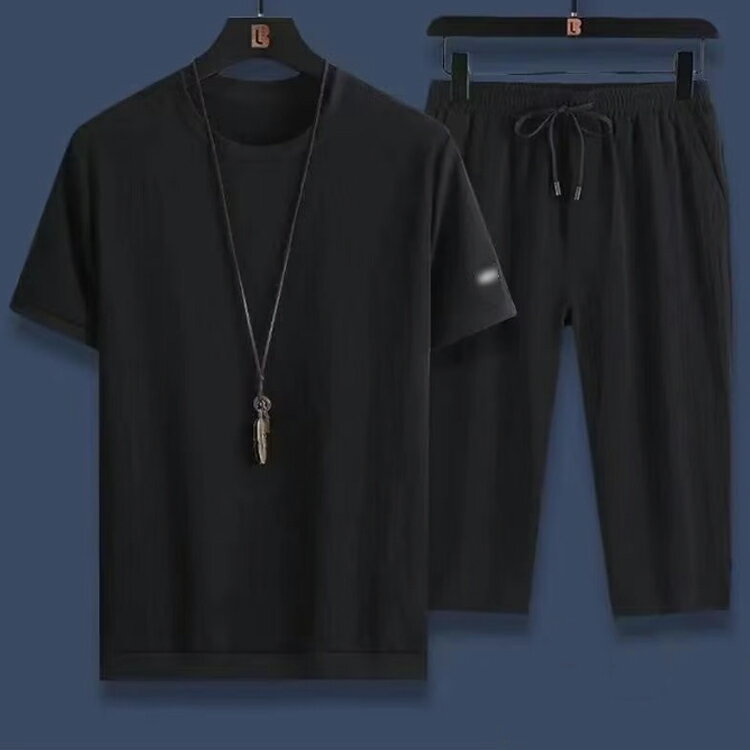 半袖 ジャージ 上下セット セットアップ tシャツ ハーフパンツ 大きいサイズ 七分丈パンツ メンズ 短パン 無地 ランニングウェア スポーツウェア 半袖 シンプル 2点セット 運動 涼しい 春 夏 男の子用 韓国風 カジュアル 夏服