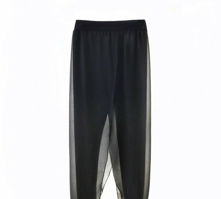 ロック 大きいサイズサルエルパンツシフォンリゾートエキゾチック ガウチョパンツ ...