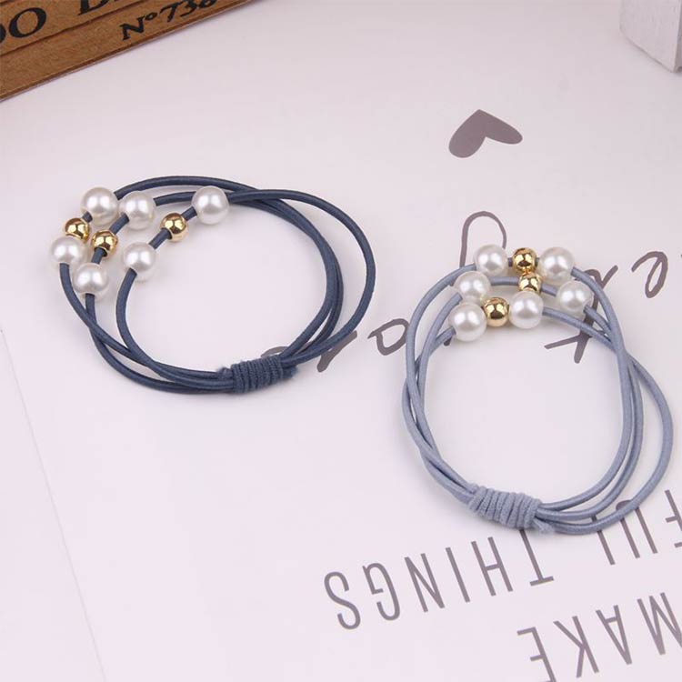 APAAPAのヘアゴム 9本セット パール ヘアゴム ヘアアクセサリー シンプル 大人っぽい オフィス レディース カジュアル こなれ ファッション 雑貨 小物 ギフト 可愛い おしゃれ プレゼント 送料無料｜アングル2