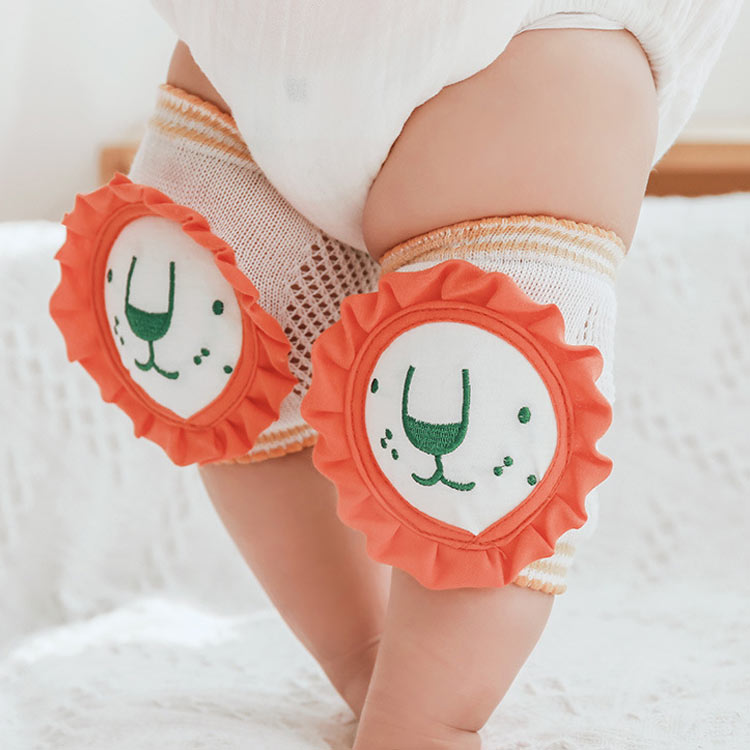 APAAPAの赤ちゃん 膝当て ひざあて ベビー キッズ 子供 ヒザパッド コットン ひざを守る ハイハイ 傷 怪我防止 ベビー用品 出産祝い ギフト プレゼント｜アングル2