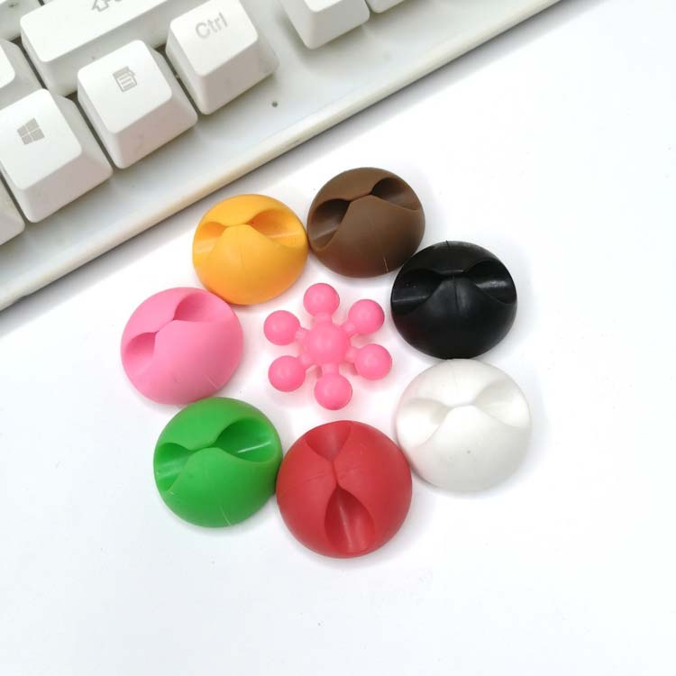 ケーブルホルダー 8個入り 強粘着力 ケーブルクリップ シリコン コードクリップ 整理用 固定 コードまとめ 収納 デスク整理 オフィス ドロップ 収納 スッキリ 送料無料