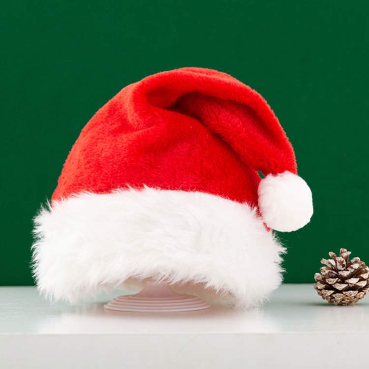 サンタ帽子 クリスマス帽子 大人用 子供用 暖かい サンタハット サンタコスプレ サンタクロース 男女兼用 ジュニア 仮装 衣装 可愛い 冬 もこもこ 厚い キャップ プレゼント 赤 送料無料