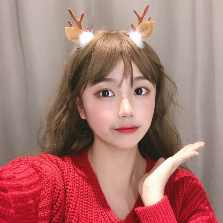 送料無料 ヘアピン トナカイ クリスマス 飾り 髪飾り ヘアアクセサリー レディース 子供 女の子 鹿の角 頭飾り コスプレ お祝い パーティー イベント おしゃれ 可愛い ヘッドアクセサリーの商品画像 3