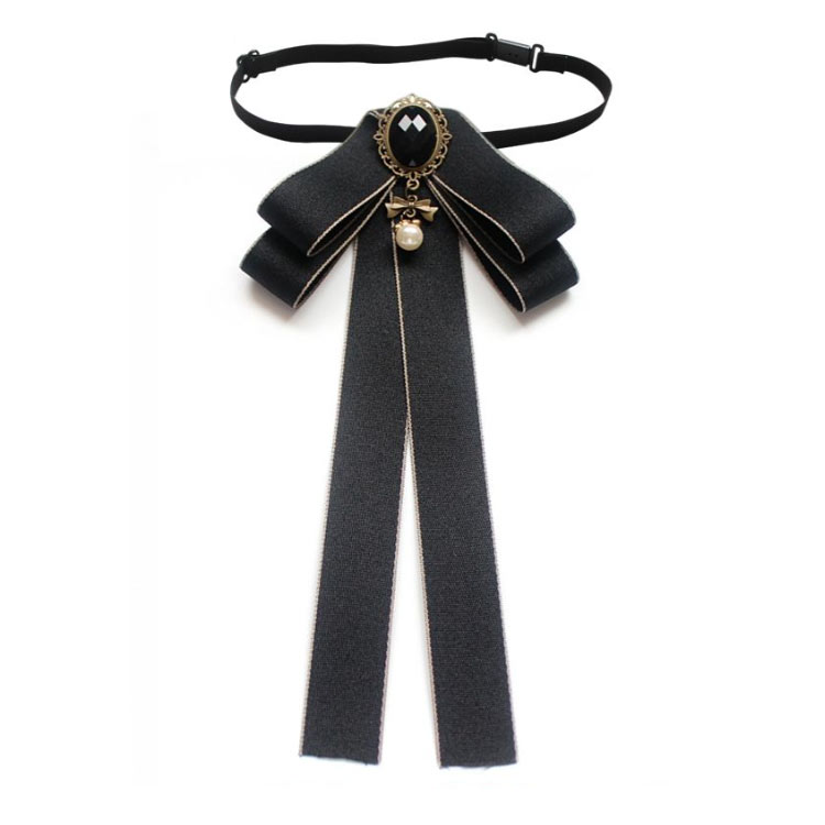 リボン アンティーク風 リボンタイ ブローチピン ブローチ ゴージャス ネクタイ ブローチ イギリス シンプル リボン ビジュー 英国風 レディース 大ぶり 入学式 アクセサリー お姫様 発表会 卒業式 かわいい りぼん