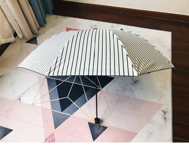 晴雨兼用 遮光 ストライプ柄 春 折りたたみ 三つ折 おしゃれ 撥水加工 遮熱 UVカット加工 日傘 レディース 紫外線対策 軽量 傘 送料無料