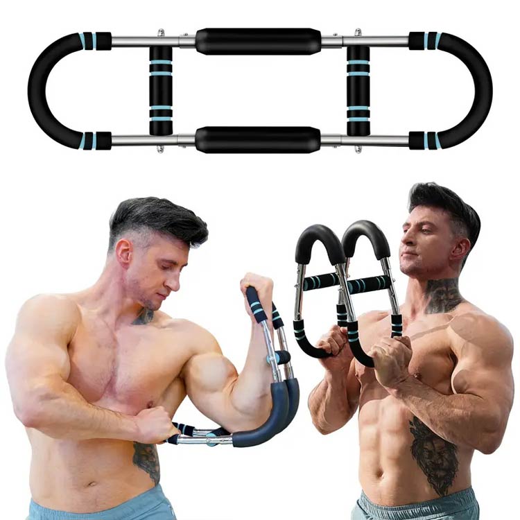 背筋 アームバー 胸筋トレーニング器具 大胸筋 エキスパンダー 腹筋 30kg 40kg 腕力トレーナー 全身トレーニング 50kg 上腕二頭筋 広背筋 フィットネス 内転筋 多機能 U字型腕トレーナー 腕力トレーナー 自宅トレーニング 3
