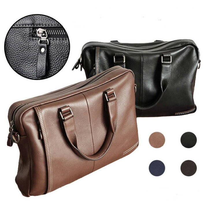 2WAY ビジネスバッグ 本革 通勤 出張 おしゃれ 春 メンズ 手提げ 斜め掛け 男性 フォーマル