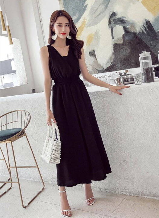 オシャレ サロペット 無地 ワイドパンツ オールインワン つなぎ Vネック ウエストゴム