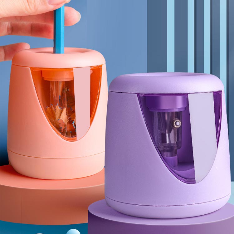 電動鉛筆削り 電動シャープナー 子供 鉛筆削り えんぴつけずり 乾電池利用可能 無駄削り防止 手動 子供 学校 事務用 ミニ おしゃれ 鉛筆削り器 入学祝い 入学準備 リビング学習