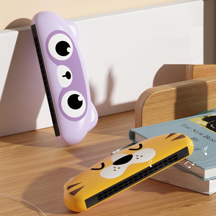 ハーモニカ 子ども 入門 初心者 C調 16穴 動物形 複音 子供用楽器 音の出るおもちゃ 3歳 4歳 5歳 玩具 おもちゃ こども楽器 発表会 誕生日 子供会 景品 家で遊べるおもちゃ 家遊び 男の子 女の子 子供 こども プレゼント 小学校 幼稚園児 子供楽器