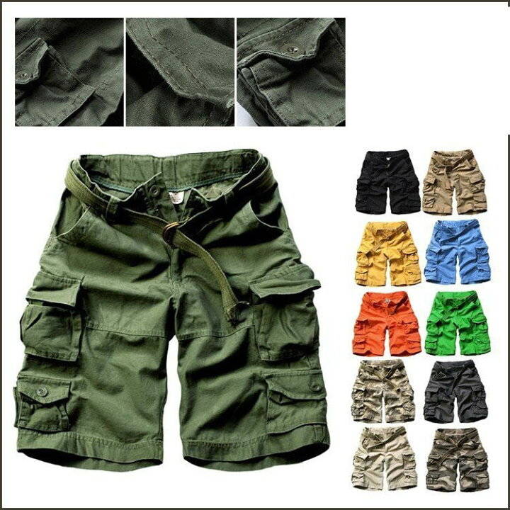 Cotton Pants - メンズ カーゴパンツ ショートパンツ カーゴパンツ 作業着 ハーフパンツ メンズ カーゴパンツ 半パン 大きいサイズ 迷彩