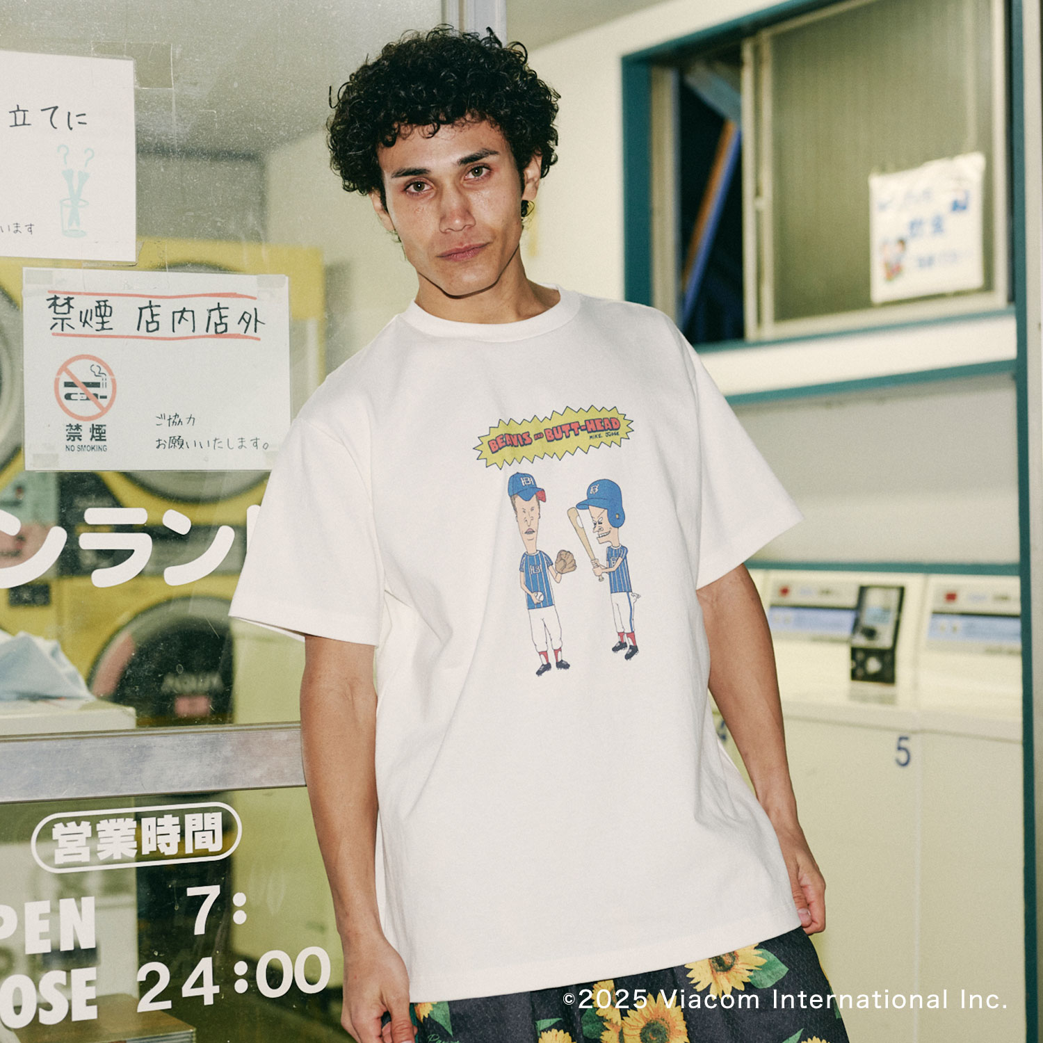 ビーバス・アンド・バットヘッド オーバーサイズTシャツ 白 楽天市場】beavis and butt-head(Tシャツ・カットソー