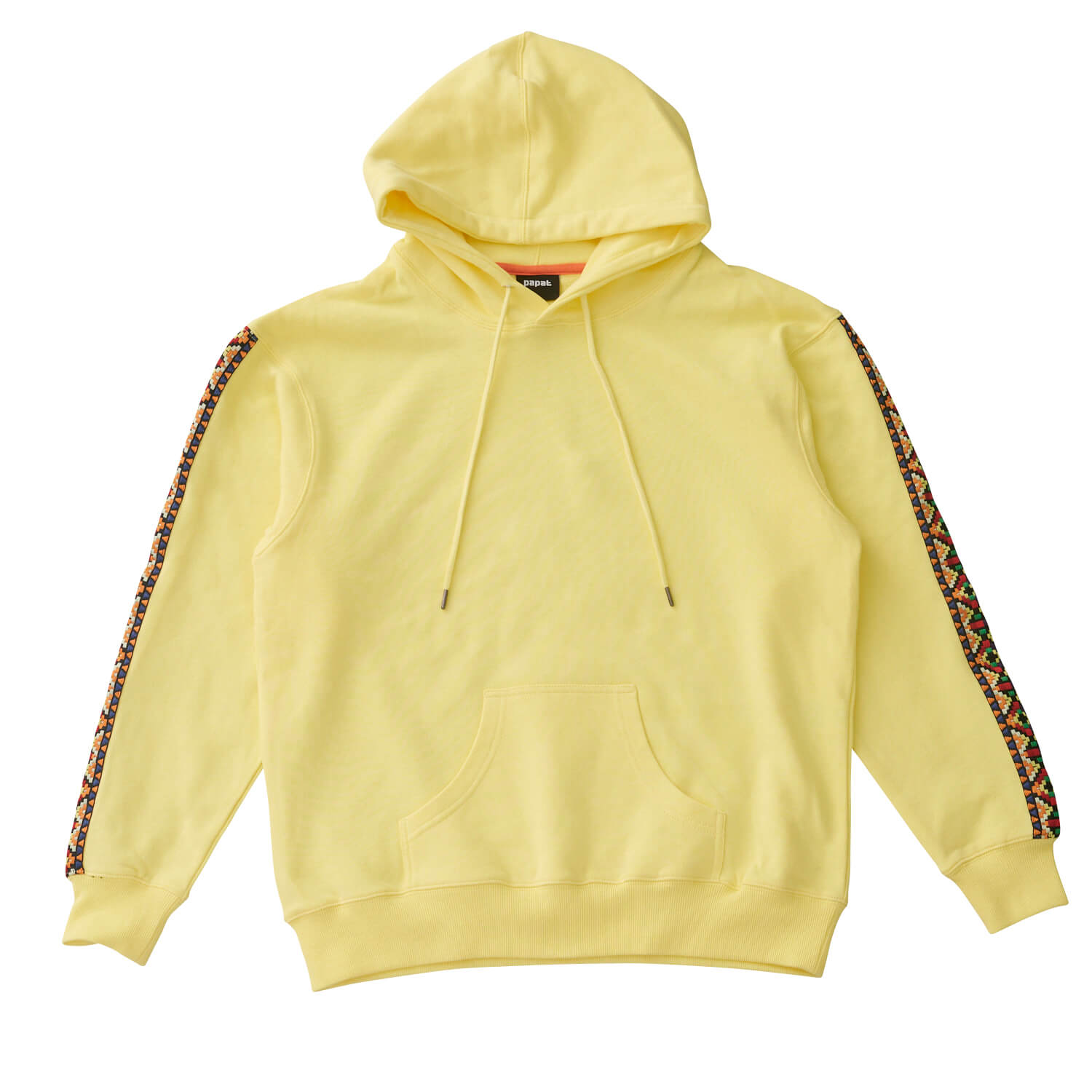 PAPAT SIDE TAPE HOODIE スウェット トレーナー チロリアン 綿 コットン 80年代 大きいサイズ ストリート スエット フード付き セットアップ パーカー フーディー