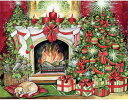 LANG ラング クリスマスカード 暖炉前のツリー Christmas Warmth