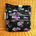 1IVera Bradley Fubh[ gvWbvqbvX^[ Floating Plum Pansies