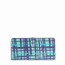 Vera Bradley Fubh[X@gx@I[KiCU[ Navy/Teal Art Plaid