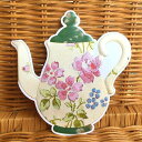 残わずか！ USA Carol Wilson キャロルウィルソン ダイカット多目的カード Green Teapot