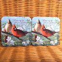 USA Legacy レガシーコースター 2枚セットコウカンチョウ ORCHARD CARDINALS