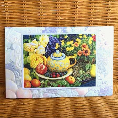 わずかのみ入荷！USA Pumpernickel Press お見舞いカード 超大判　ティーポット Tea Pot