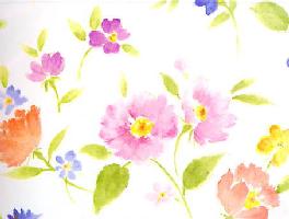 包装紙 花づくし100枚 紙 ラッピング用品【PPI】