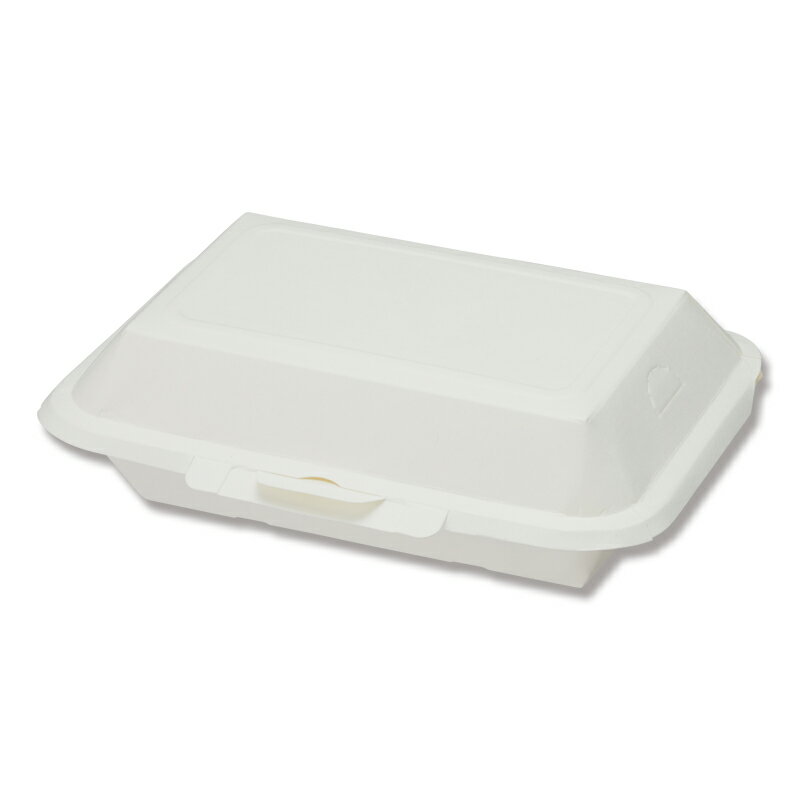 HEIkO 食品容器 ペーパーフードパック PFP-600 50枚 縦116×横169×高48mm 弁当箱 ランチボックス 使い捨て容器 紙皿 紙どんぶり【PPI】