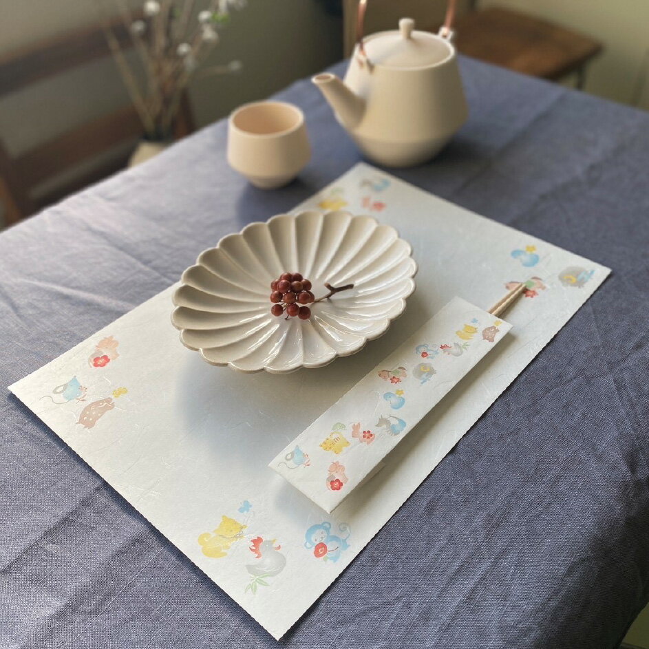 御膳敷紙 十二支 其の参 5枚入り ランチョン...の紹介画像3